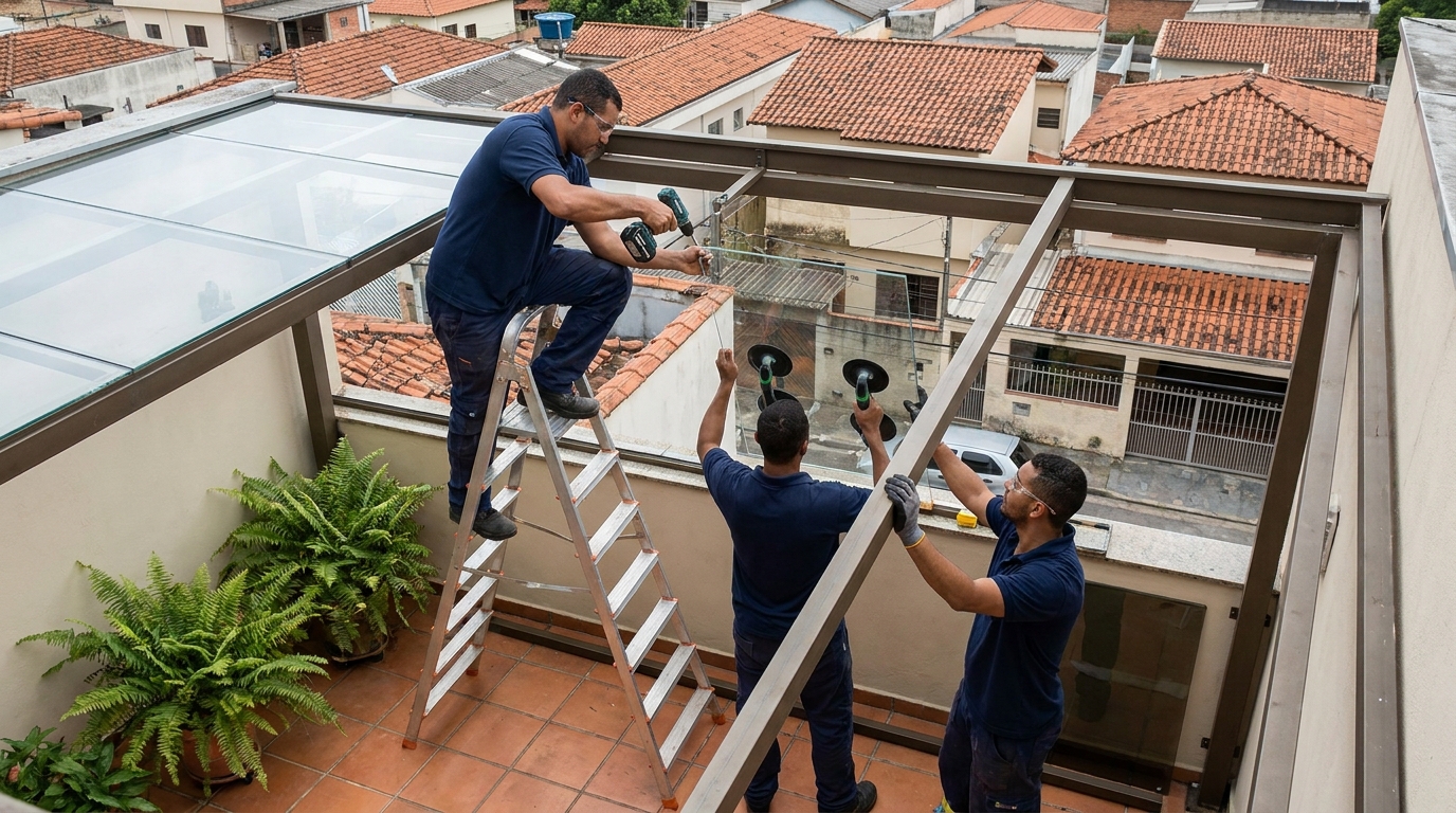 Cobertura de Vidro em Osasco‑SP